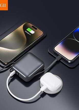 Умб power bank wuw tugi. (with cable lightning+type-c) 8