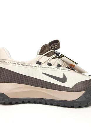 Кросівки чоловічі nike acg mountain fly low gore-tex бежеві