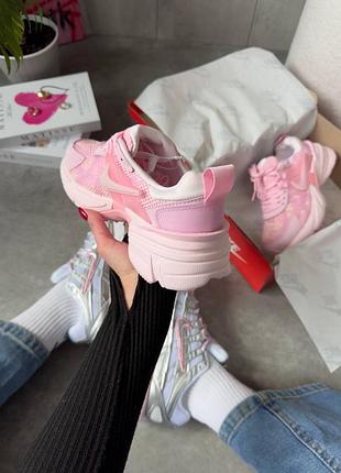Nike runtekk v2k pink flower's 3