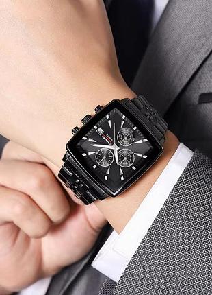 Годинники наручні skmei, black-silver 2