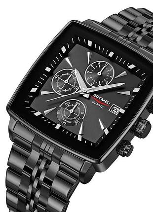Годинники наручні skmei, black-silver 3