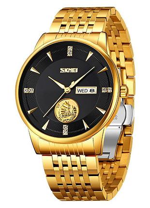 Часы наручные skmei, gold/black