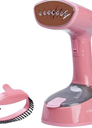Відпарювач ручний для одягу sokani pink ( ) 3