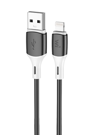 Кабель wibrand mamba ip silicone charging data cable black (wi. )
