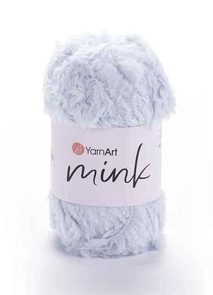 Пряжа mink синий 100% полиамид 75м 50г арт.351 10шт/уп тм yarnart