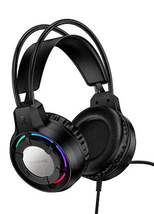 Навушники ігрові borofone wave gaming headphones black ( )