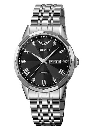 Годинники наручні skmei, silver-black