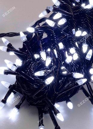 Конус led, белый (черный провод)