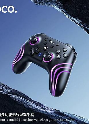 Бездротовий геймпад hoco (switch.pc) unicorn multi-function wireless game controller black ( ) 4