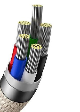 Кабель baseus crystal shine series fast charging data cable type-c to ip. pink ( ) 5