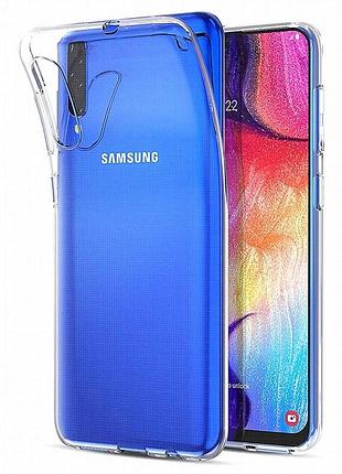Tpu чехол epic transparent 1,5mm для samsung galaxy a50 (a505f) / a50s / a30s бесцветный (прозрачный)