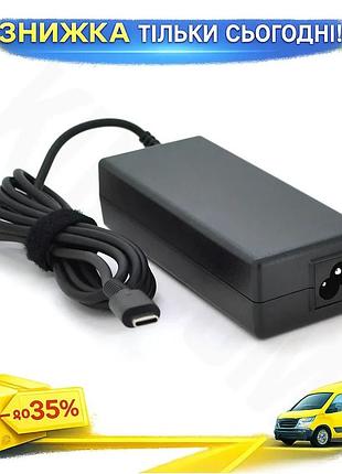Ku блок питания merlion universal fit 90w для ноутбука hp type-c 0,9м зарядное устройство для ноутбука uni2l_k