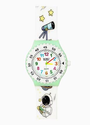 Дитячий годинник better 010 space green-white