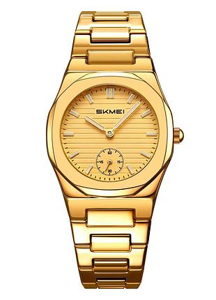 Наручные часы skmei 2681gdgd gold-gold мужской классический золотистый цвет
