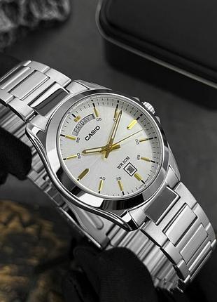 Мужские часы casio mtp-1370d-7a2 6
