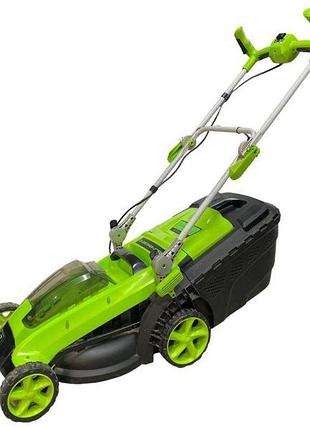 Аккумуляторная газонокосилка zipper zi-rmrtr40v-akku