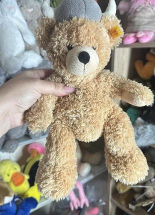 М'яка іграшка ведмедик steiff fynn teddy bear коричневий