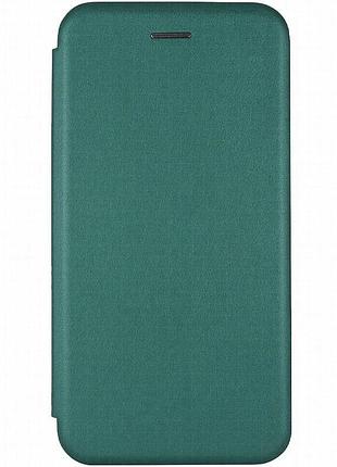 Кожаный чехол-книжка classy для samsung galaxy a20 / a30 зеленый