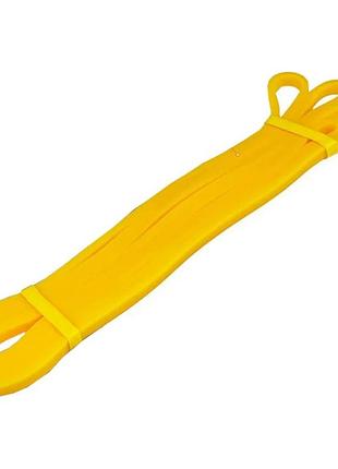 Резиновая петля для фитнеса ef-2654-1 желтая 1-6 кг