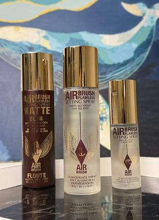 Спрей для обличчя charlotte tilbury airbrush flawless setting spray класичний та матуючий