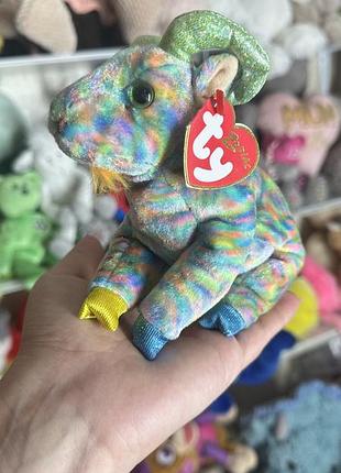 М'яка іграшка ty beanie babies zodiac collection козеріг різнокольоровий