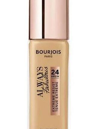 Тональна основа для обличчя bourjois always fabulous 24h extreme resist spf 20 125 ivory 30 мл