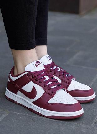 Nike sb dunk low team red bordeaux nd 2