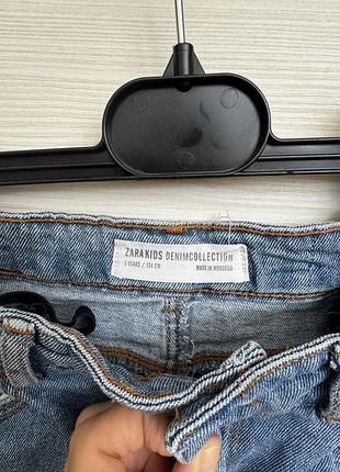 Спідниця для дівчинки zara джинсова синя 134р 7
