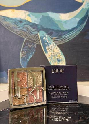 Хайлайтер dior backstage glow maximizer палетка з 4 відтінками