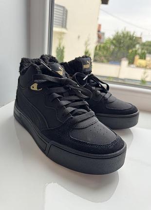 Кеди жіночі puma skye demi teddy black
