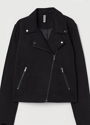 Стильная куртка пальто косуха h&amp;m 3