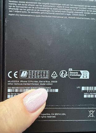 Iphone 13 pro max blue 256 2