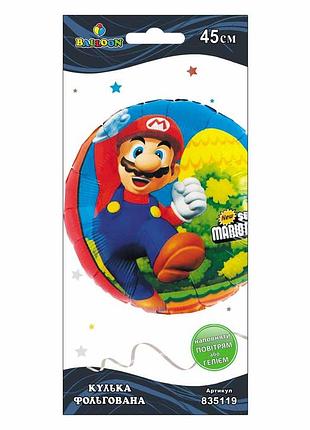 Кулька фольг. super mario bros, 45см (1шт)