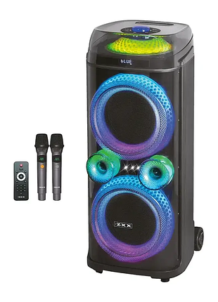 Акустична переносна колонка / 80вт " tws/fm/usb/tf/bt/led/rec/дк / ( )