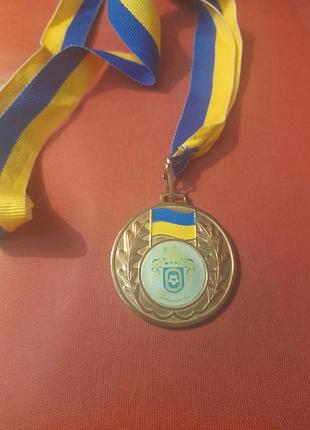 Футбол медаль «переможець першості україни, друга ліга група„а“ у сезоні 2010‑2011,мфк миколаїв,50мм