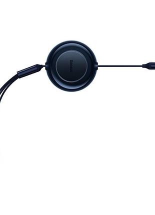 Кабель baseus bright mirror series retractable fast charging data cable usb to m+l+c.. blue ( ) 6