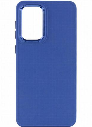 Tpu чехол bonbon metal style для samsung galaxy a53 5g синий / denim blue