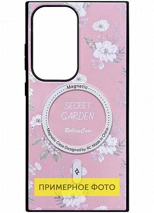 Tpu+pc чехол soft secret garden with magfit для samsung galaxy s25 pink