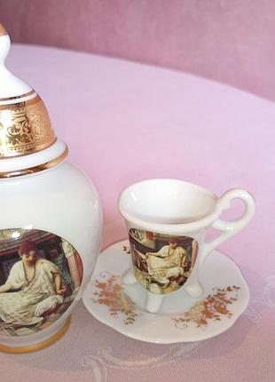Аксесуари limoges імбирничка з кришкою та мініатюрна колекційна чашечка