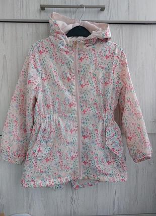 Куртка ветровка с капюшоном firetrap для девочки 6-7р