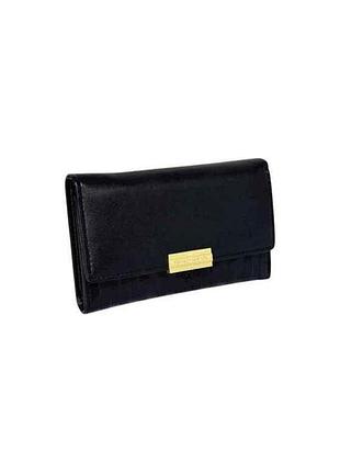 Кошелек женский м.lg6327-005 черный экокожа тм sp