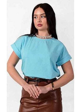 Футболка жін. 0004 арт.00-00396214 р.м голубой тм family