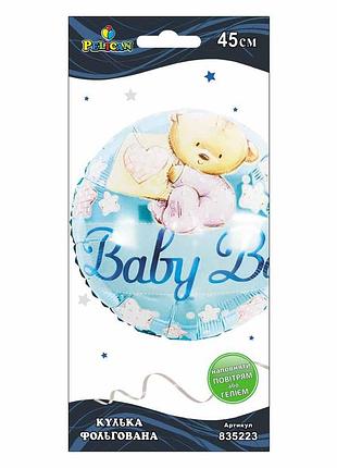 Кулька фольг. pelican, baby boy мишки голубая, 45см (1шт)