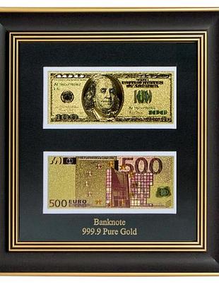 Панно на стену usa + euro 35х32,5 см 160536