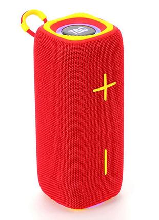 Bluetooth-колонка с rgb подсветкой, speakerphone, радио, red