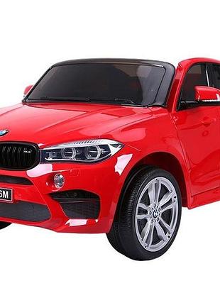 Детский двухместный электромобиль лицензия bmw х6 jj2168