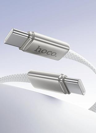 Кабель hoco exceso charging data cable c to c white ( ) 4