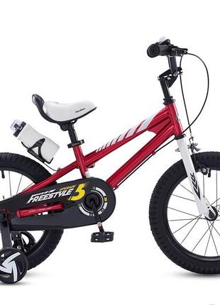 Детский велосипед royal baby freestyle rb16b-6 красный