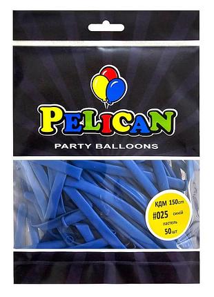 Кульки для моделювання (кдм) пастель синій, pelican 50шт