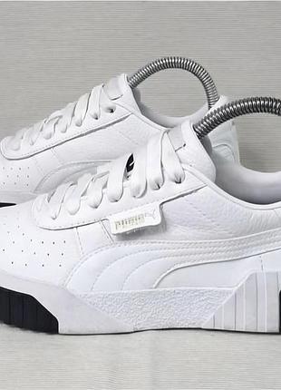 Кросівки жіночі puma шкіряні білі, довжина устілки 24,5 см